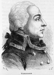 Muotokuva Francois Joseph Westermannista, ranskalaisesta kenraalista (1751-1794) - Henri Martinin "" L