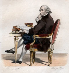 Ranskan valtiomiehen ja ministerin Guillaume Chretien de Lamoignon de Malesherbesin (1721-1794) muotokuva.