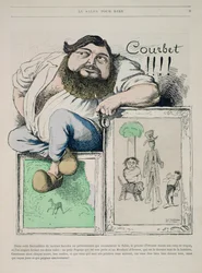 Gustave Courbetin (1819-77) muotokuva Gill Revuesta, pubista. vuoteen 1868 mennessä, kirjoittanut Marchandeau