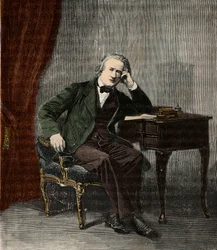Henri Victor Regnaultin (1810-1878) muotokuva - Henri Victor Regnaultin, ranskalaisen fyysikon ja kemistin (1810-78) muotokuva - Kaiverrus "" Tieteet kaikkien saataville - fysiikan ja kemian populaireille" Alexis Clerc - 1800-luvun loppu - Yksityinen kol