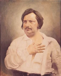 Honore de Balzacin (1799-1850) muotokuva dagerrotypian mukaan