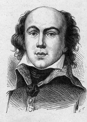 Jean-Baptisten (Jean Baptiste) muotokuva Annibal Aubert du Bayet (DuBayet) (1757-1797), ranskalainen poliitikko ja kenraali.