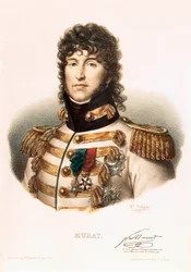 Napolin kuninkaan Marechal de Francen Joachim Muratin (1767-1815) muotokuva