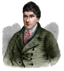 John Rennien (1761-1821), skotlantilaisen rakennusinsinöörin muotokuva.