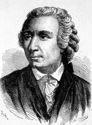 Léon (Leonhard) Eulerin (1707 - 1783), sveitsiläisen matemaatikon muotokuva - "" Tiedealbumissa; maineikkaat tiedemiehet; Suuria löytöjä””” 1896.