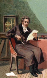 Muotokuva Louis Jacques Thenardista (1777 - 1857), ranskalaisesta kemististä.