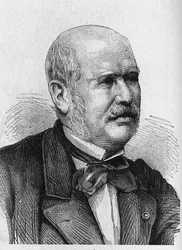 M.F.E.:n muotokuva Belgrand (1810 - 1878) - "" Tiedealbumissa; maineikkaat tutkijat; Suuria löytöjä””” 1896.