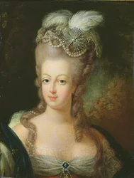 Marie-Antoinette Habsburg-Lothringenilaisen muotokuva (1755-93)