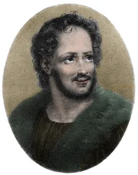 Mathurin Regnierin muotokuva ranskalaisesta runoilijasta (1573-1613) - Mathurin Regnierin (1573-1613), ranskalaisen satiiristin muotokuva, Kaiverrus