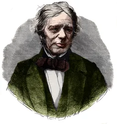 Michael Faradayn (1791-1867), englantilaisen kemistin ja fyysikon muotokuva.