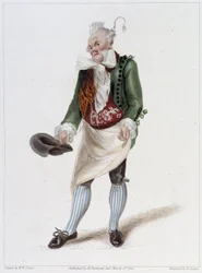 Monsieur Gattien muotokuva Oletetun talonpojan baletissa