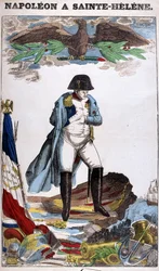 Napoleon Bonaparten muotokuva St. Helenassa. Kuva Epinalista