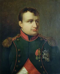 Napoleon I:n (1769-1821) muotokuva (öljy kankaalle)