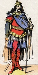 Muotokuva Pepin Nuoresta tai Herstalista (n. 653-714)