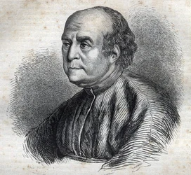 Paavi Nikolai V:n muotokuva (1398-1455) Kaiverrus Maurice Lachatren teokseen "History of the Popes" (...) Kuningatarkuninkaan ja keisarien rikokset vuosisatojen ajan