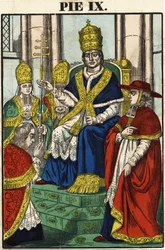 Paavi Pius IX:n (1792 - 1878) muotokuva