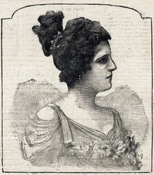Prinsessa Caraman-Chimayn muotokuva (Caraman Chimay) (Clara Ward - 1873 - 1916)