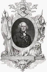 Muotokuva Richard, Earl Howe (1726-99) Englannin laivaston upseeri