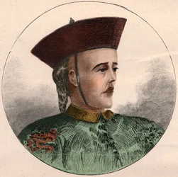 Kiinan keisarin (1871-1908) Guangxun muotokuva.