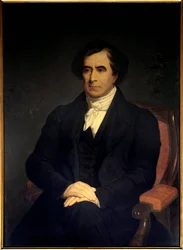Muotokuva fyysikko Francois Arago (1786-1833), tähtitieteilijä ja poliitikko, merivoimien ja sotaministeri vuonna 1848. Nimetön maalaus 1800-luvulta. Pariisi, Musee De L
