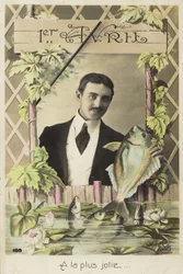 Postikortti 1. huhtikuuta, 1900-luvun alussa