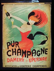 Pur Champagne -juliste, Damery, Epernay