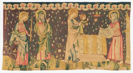 Lapsen Kristuksen esitys temppelissä, n. 1380