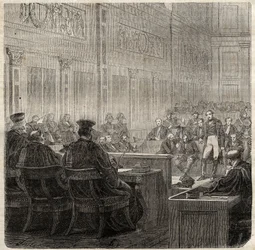 Kenraali Jean Baptiste Bretonin (Jean-Baptiste) dit Bertonin (1769-1822) Poitiersin kuninkaallisen tuomioistuimen prosessi vuonna 1822 -