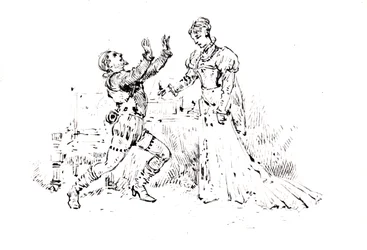Ruy Blasin (1838) tuotantovihkonen, Victor Hugo (1802-85), 1880 (kynä ja muste paperille)