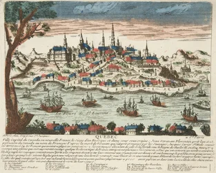 Quebec, pubi. C. 1650 (käsinvärinen kaiverrus)