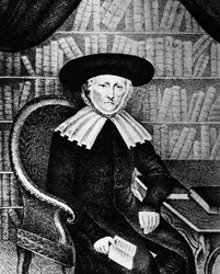 Rabbi Simon Cahn, Colmarin konsistorian puheenjohtaja, Alsace, Ranska