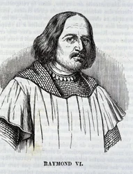 Raymond VI elokuvassa "The Mosaic of the South", Toulouse