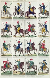 Venäjän ratsuväen alueyksiköt, n. 1812-14