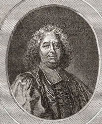 René Pucelle, 1655-1745. Ranskalainen maistraatti ja Saint Leonard Corbignyn apotti. Les Heures Libres, julkaistu 1908.