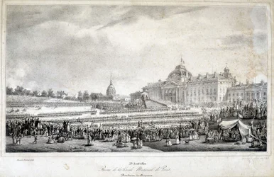 Pariisin kansalliskaartin katselmus 29/4/1830.