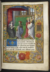 Royal MS 16 F II f.137r Kuvitus teoksesta 