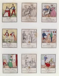Kohtauksia 1800-luvun alun pariisilaisesta Vaudevillestä ja Opera-Comiquesta, 1825-35