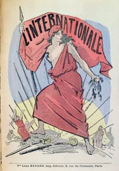 Kansainvälinen-laulun nuotit, noin 1900