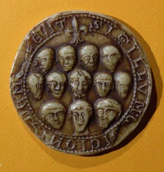 Meulanin kunnan valtuuston sinetti, 1195 (vaha)