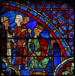 St Thomas Becket esitetään Henrik II:lle (v18)