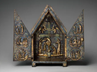 Chervesin tabernaakkeli, n. 1220-1230 (kupari- ja champleve-emali)