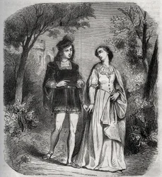 Tantot he kävelivät yhdessä puistossa: Francesca de Rimini (Francoise de Rimini