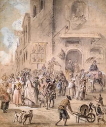 Charlatan, 1774 (kynä ja muste ja wc paperilla)