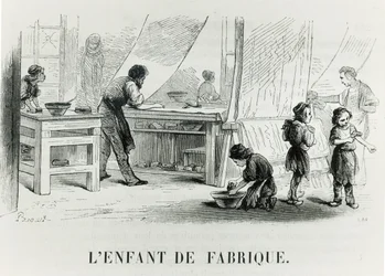 Tehtaan lapsi, n. 1842