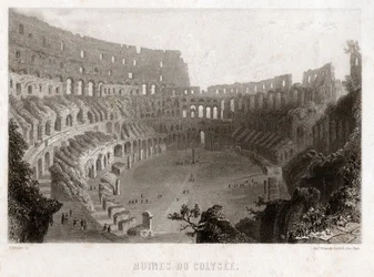 Colisee on Rooma. (kaiverrus, n. 1840)
