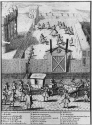 Saint-Medardin kouristukset vietiin La Bastillen vankilaan, noin 1730