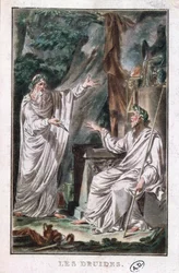 Druidit, kuvitus näytelmään, n. 1800