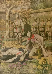 Edith Cavellin (1865-1915) teloitus Le Petit Journalista, marraskuu 1915