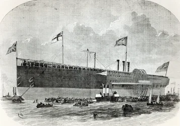 The Great Eastern, kuvitus Le Nouvel Illustresta, 1867