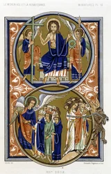 Viimeinen tuomio - Faksimile St Louisin psalterin pienoismallista